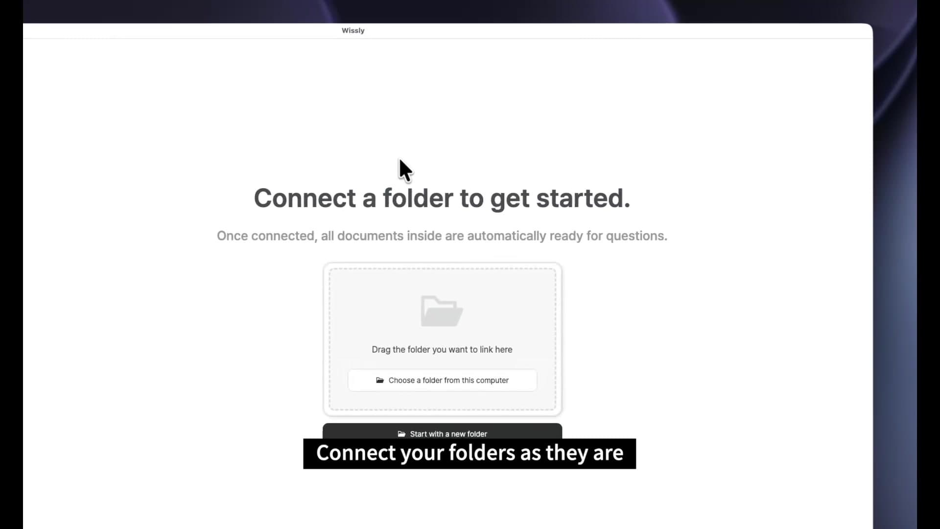 Wissly product demonstration